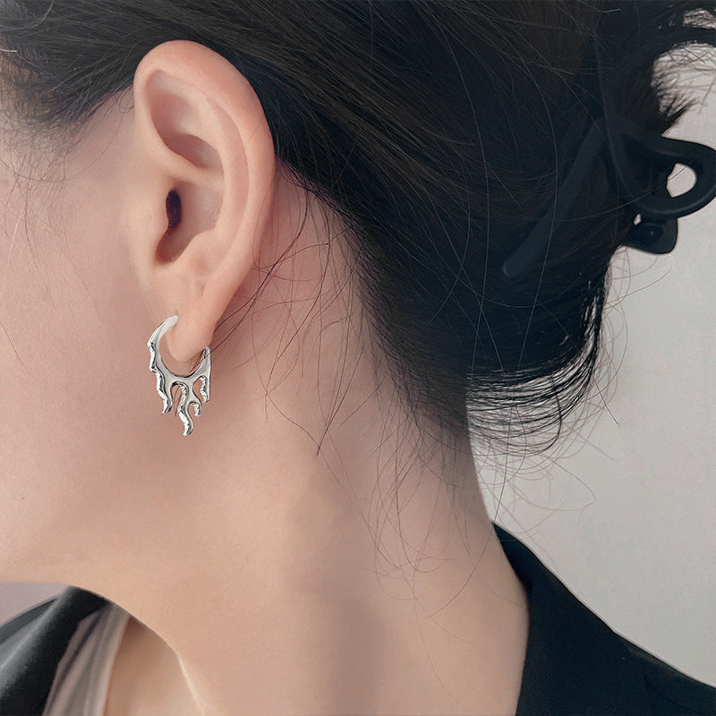 European And American-style Minimalist Plain Earrings